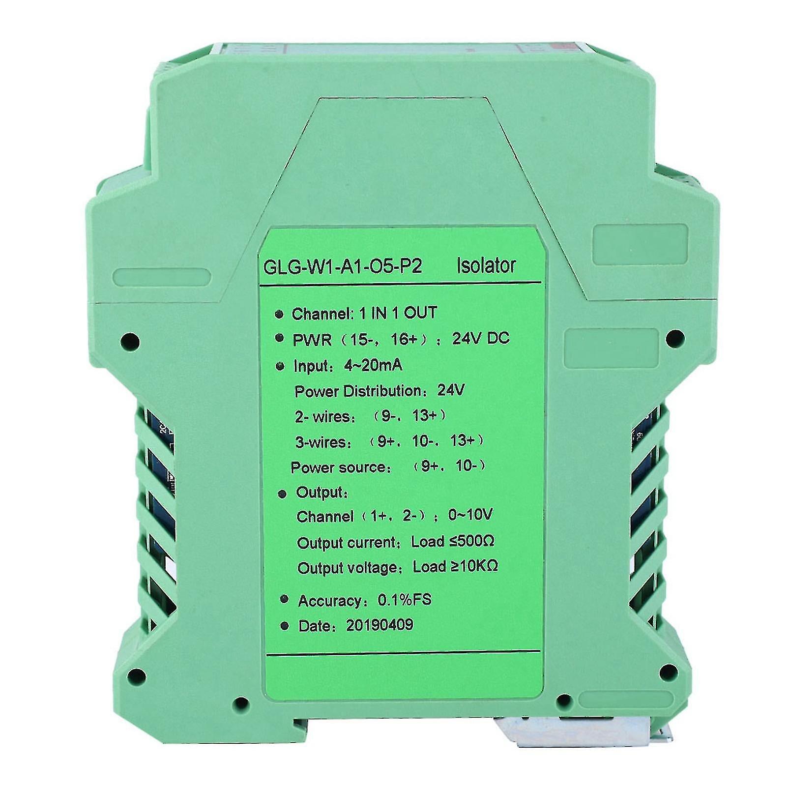 Dc 24v Dc Current Signal Isolator Transmitter 4-20ma Plc Detect Signal Conditioner(#2) 