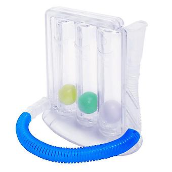 NEW 1 Pcs PVC Breathing Trainer Three-ball Meter Spirometry Trainer Lung Function Exerciser
