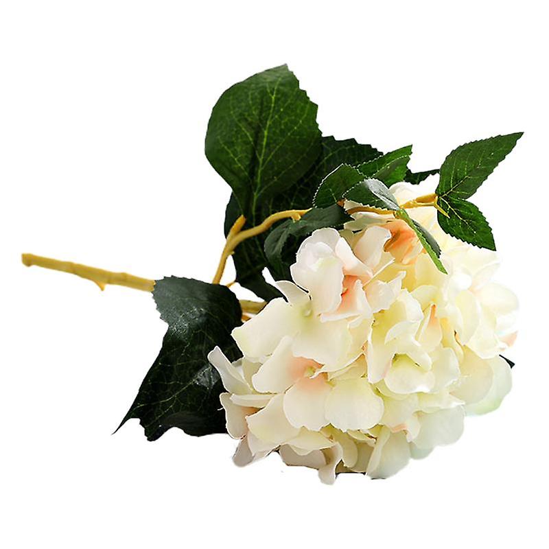 1Pc Artificial Hydrangea Fade-resistant Realistic Vibrant Color Photography Accessory Faux Silk Flow
