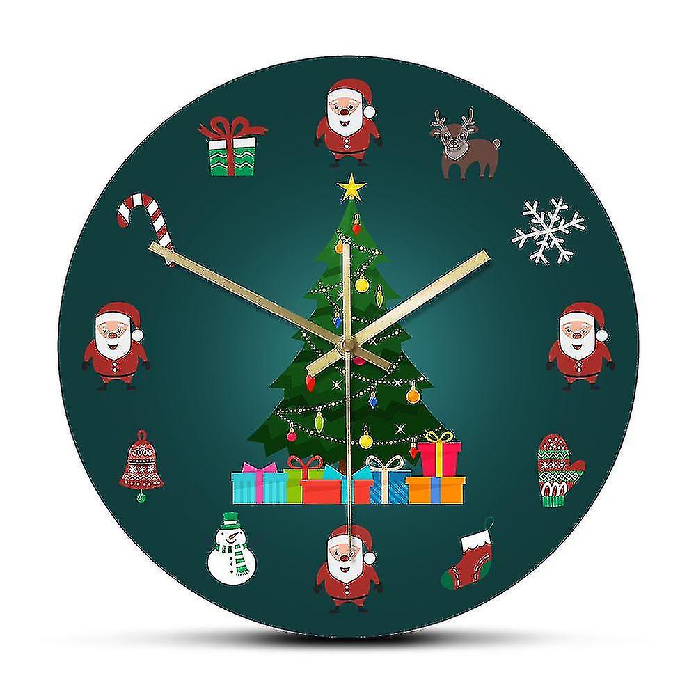 Christmas Acrylic Wall Clock