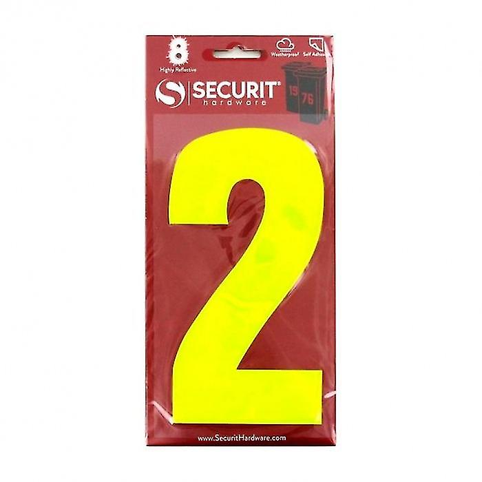 Securit No 2 Hi-Vis Bin Number