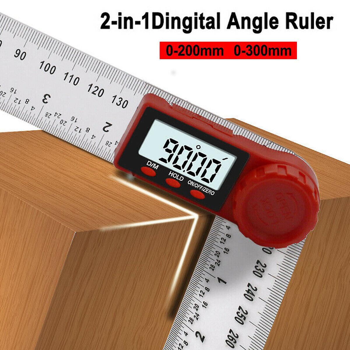 Folding Digital LCD Angle Finder Ruler 360° Protractor 200MM/300MM Lumberjack