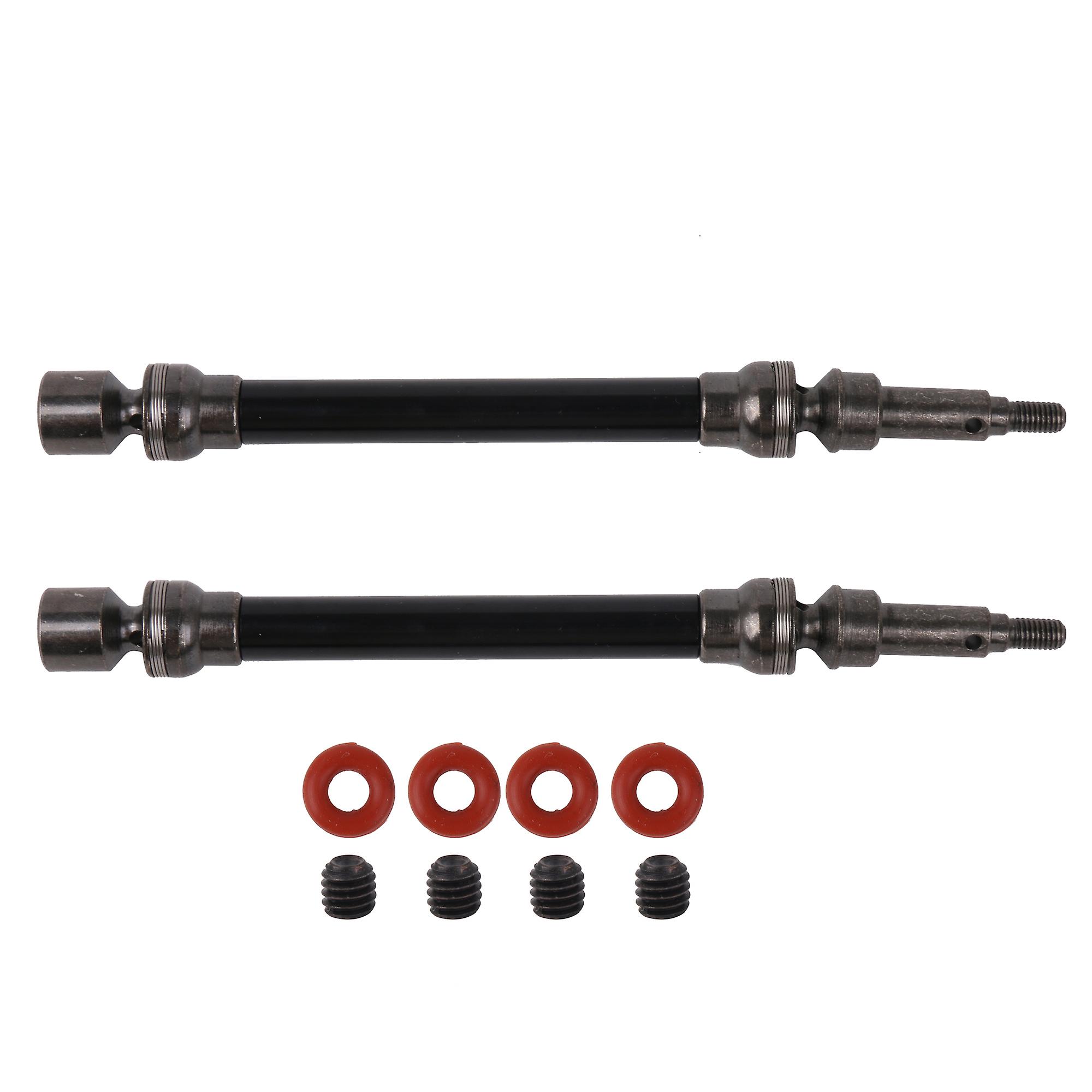 2Pcs RC Al. Drive Joint Kit Replacement for ARRMA OUTCAST 1:10 Black
