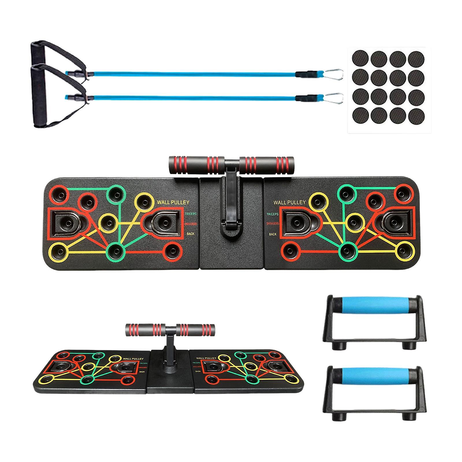 腕立て伏せボード、シットアップスタンドワークアウト折りたたみ式筋力トレーニング機器