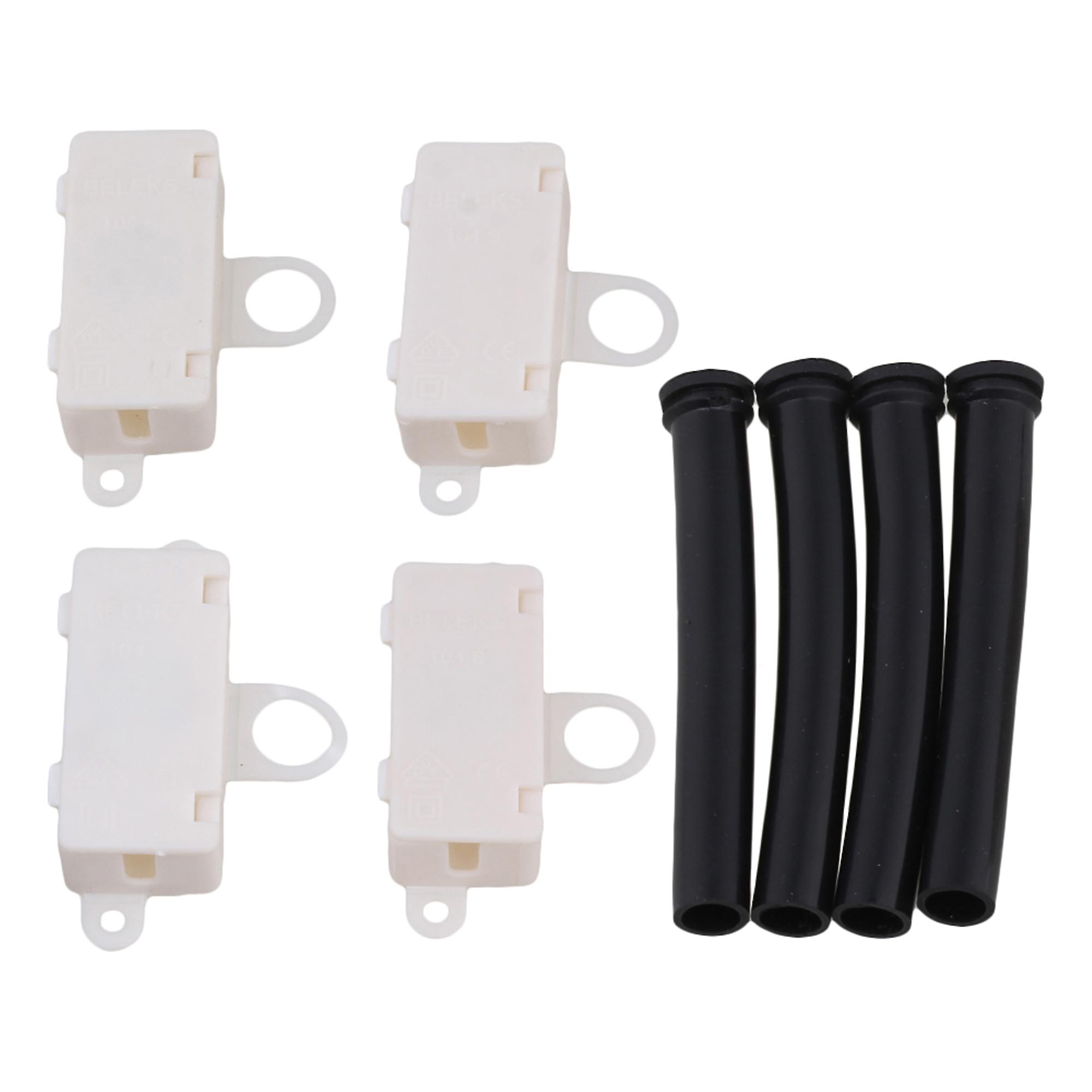 4xBeige Cable Wire Junction Box with T06-MM02P Terminals & Wire Sleeves