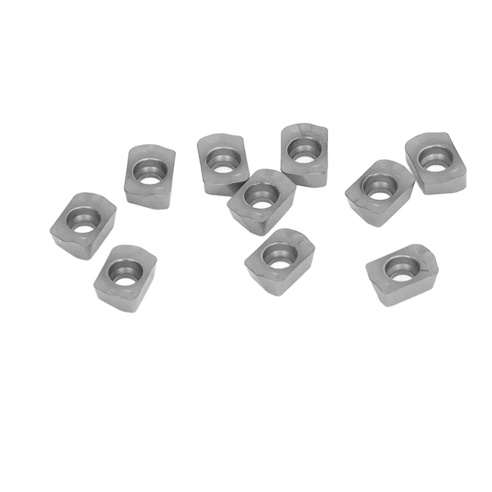 10PCS Coated Carbide Inserts Indexable Turning Inserts Lathe Milling Tool Machine Clip Type(LPGT010210ER-GM )