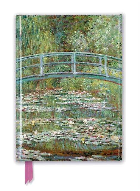 Claude Monet Bridge Over A Pond Of Water Lilies Foiled Journal Paperback Book