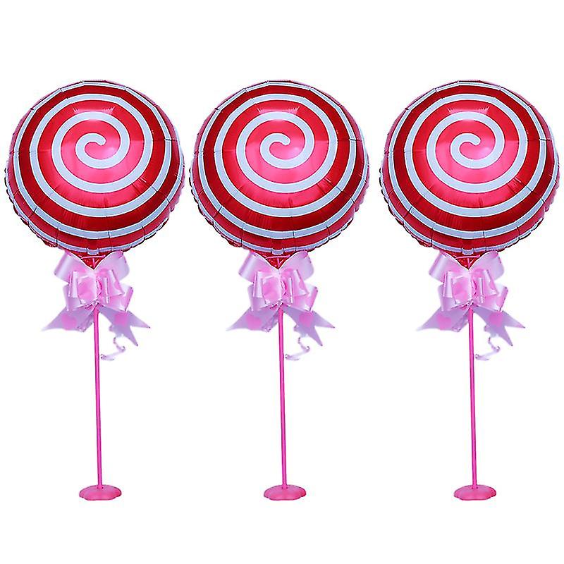 3pcs Aluminum Foil Table Balloon