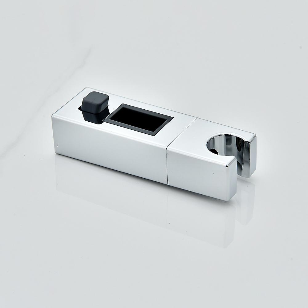 Bathroom Sliding Bar Adjustable Rectangular Shower Head Sliding Bracket - Fixed Wall Mount 30x15