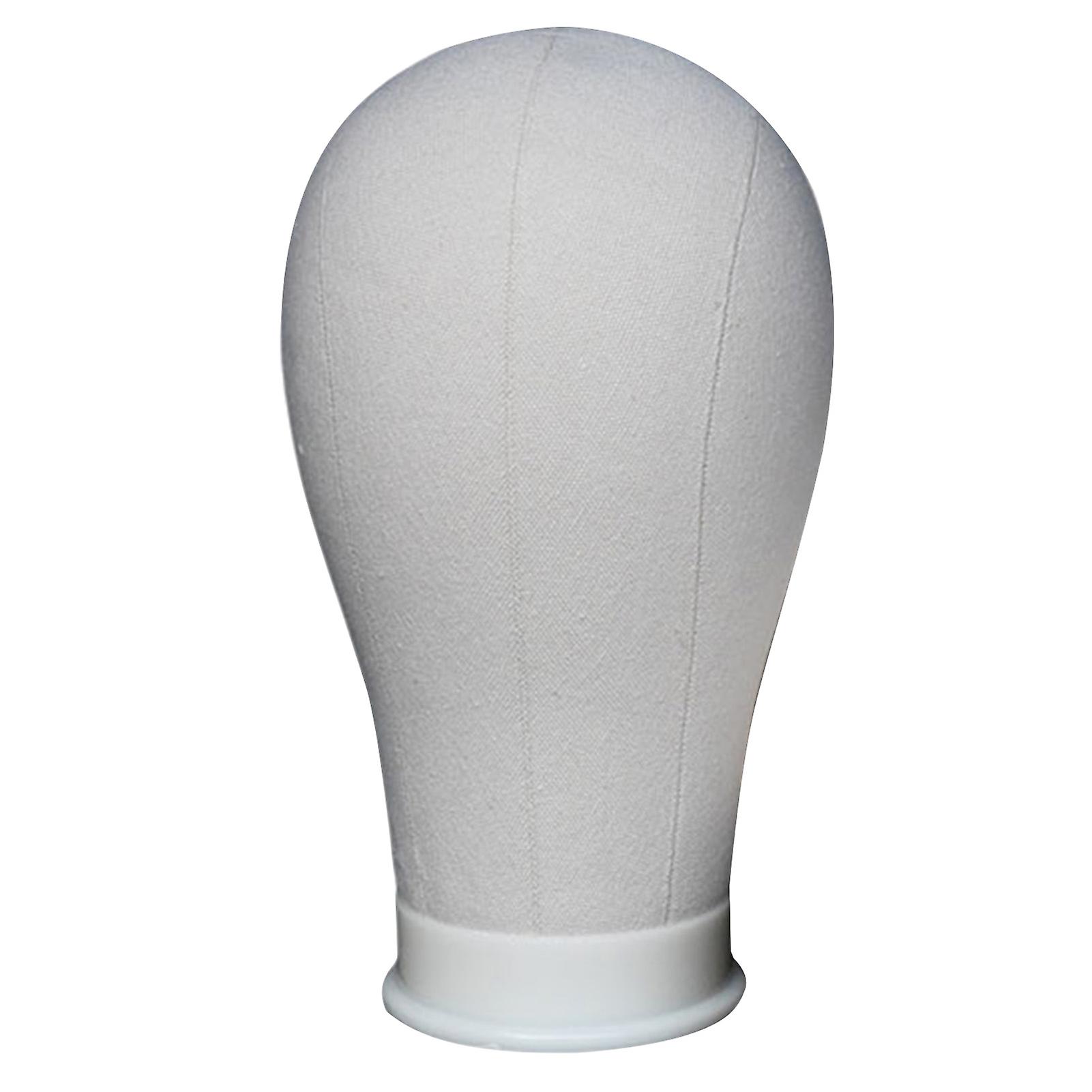 Canvas Block Head Kit Training Styling Mannequin Wig Head DIY Durable Foam Canvas Material Display Head Wig Stand