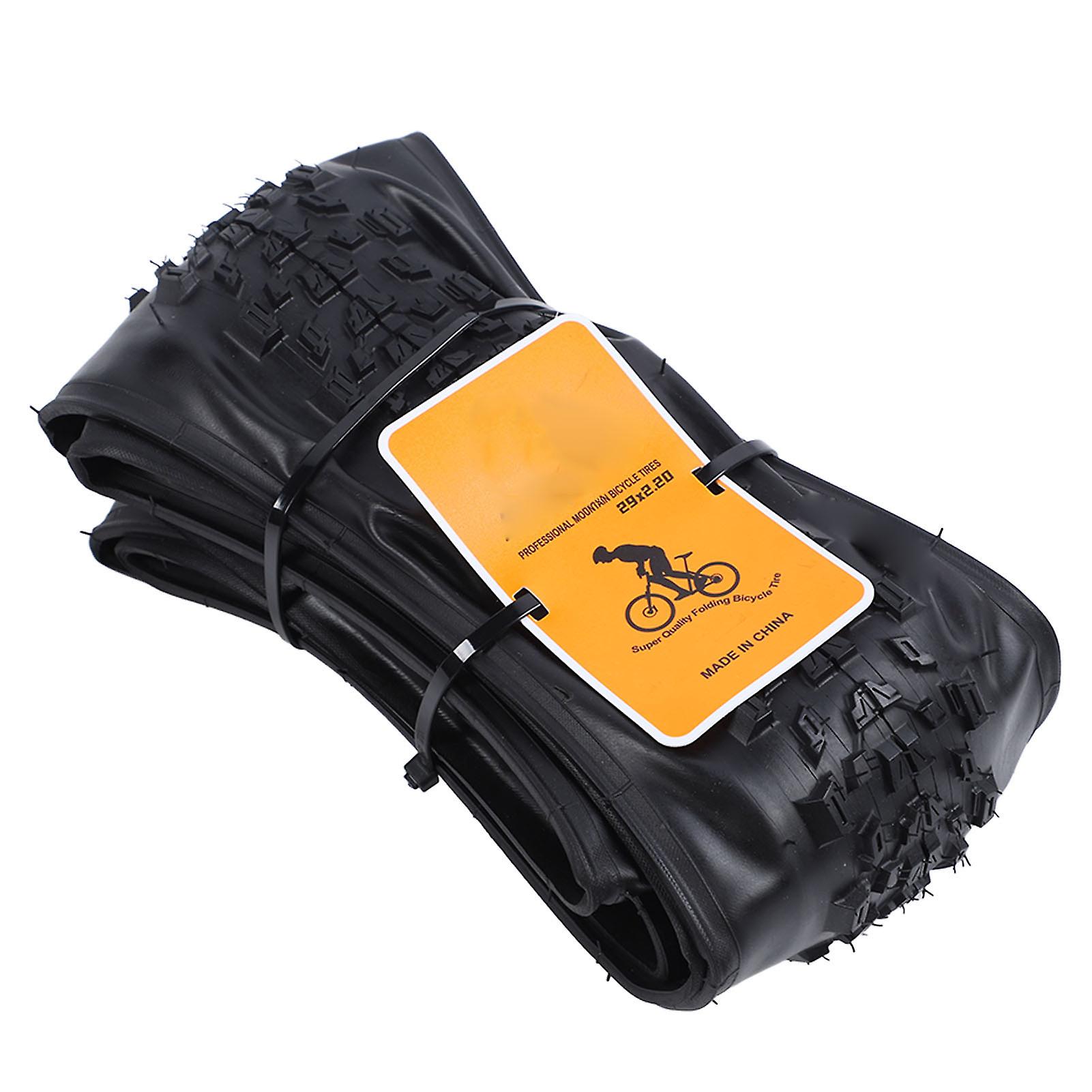 29x2.20 Foldable MTB Tire - Puncture-Resistant, Explosion-Proof, All-Black Design