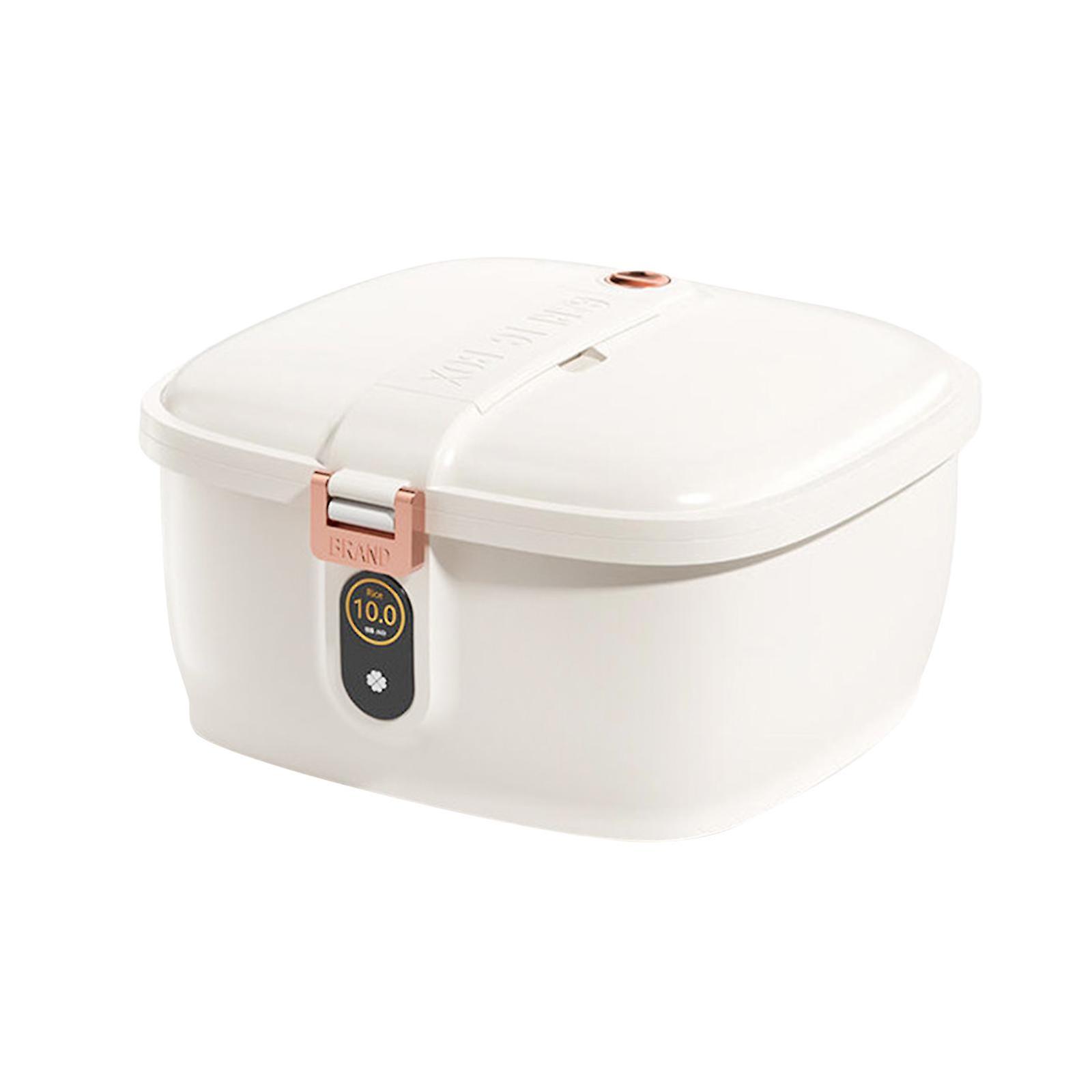 Rice Container, Food Grain Box Bin, Large Capacity for Flour Nuts Cereal