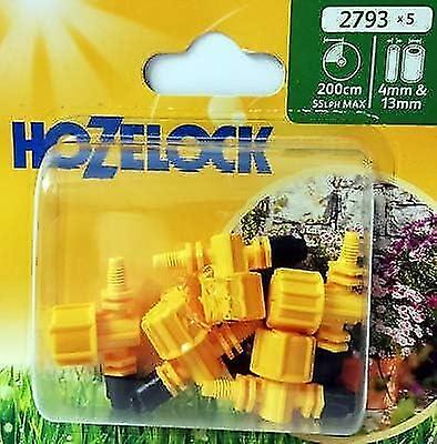 Hozelock Irrigator 90 Degree Adjustable Flow Irrigation Vari-Jets Pack of 5