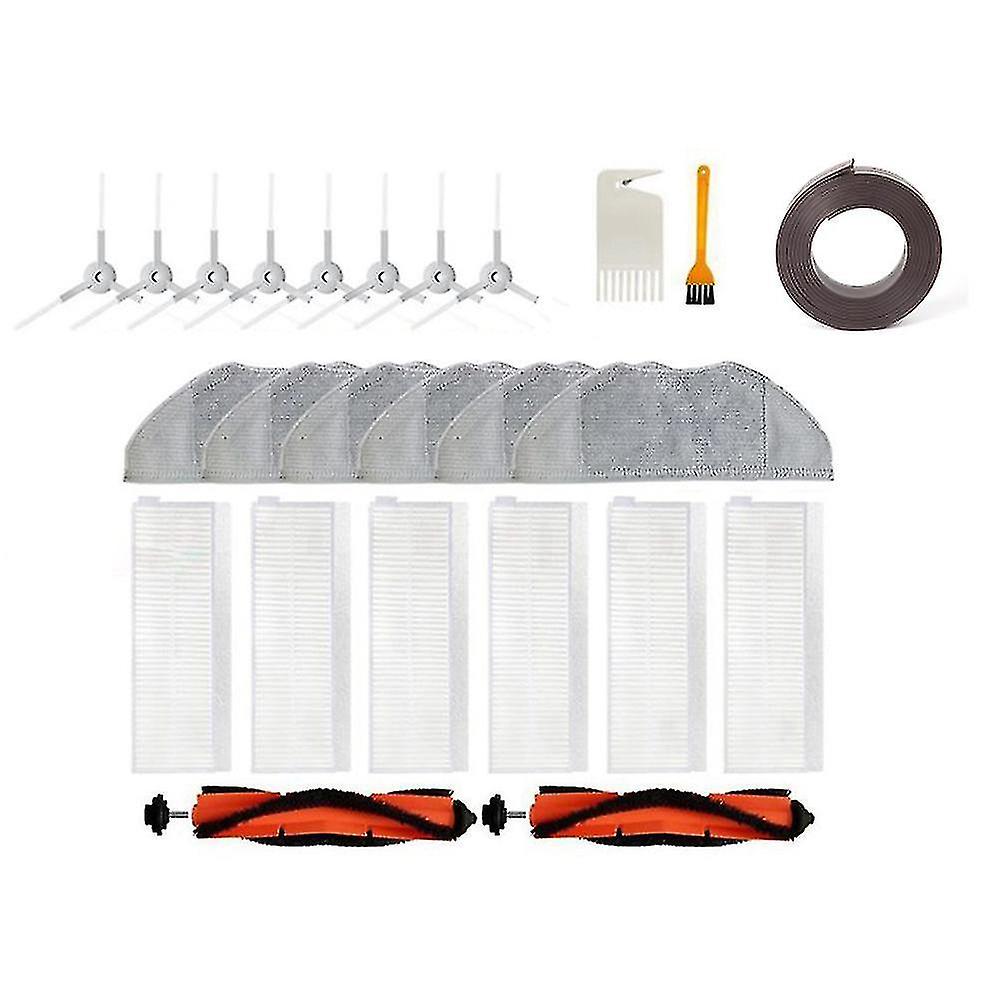 1set Filter Main Side Brush Mop Rag Compatible With Xiaomi Mjstg1 Mijia G1 Mi
