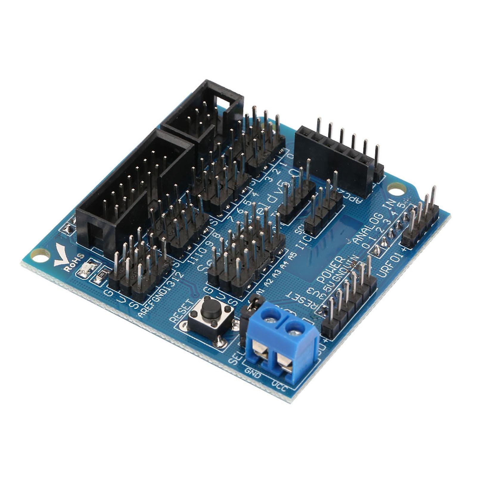 Sensor Shield V5.0 Expansion Board Module Supports Ultrasonic Sensor Port, 12864 S/P Port