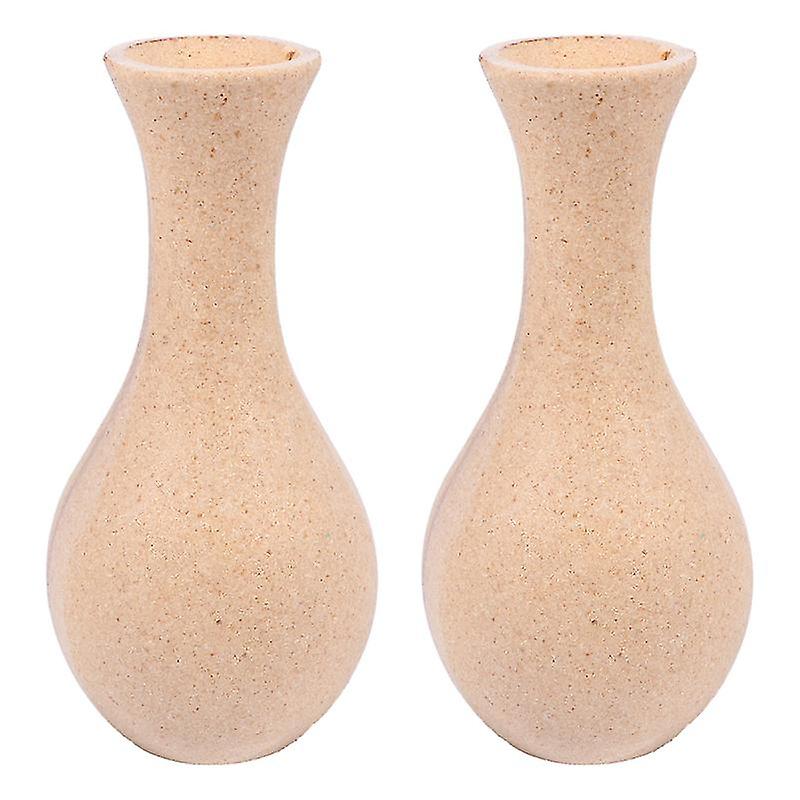 2pcs Wood Flower Vase
