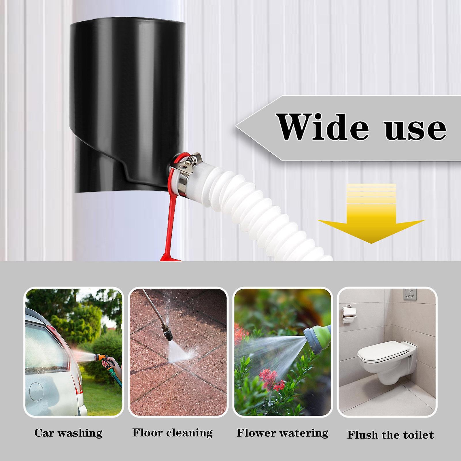Rain Water Collection System Downspout Diverter for Gardening Landscape ...