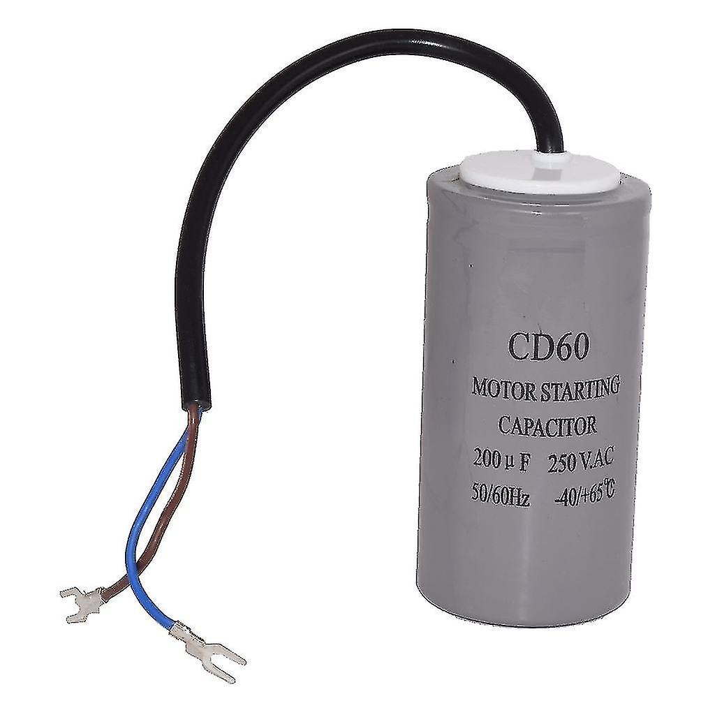 200UF العالمي/موتور التيار المتردد 200MFD بدء مكثف مع كبل 250v