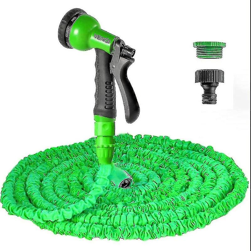 30m Expandable Garden Hose, Flexible Garden Hose With 8-mode Spray Nozzle, Leak-proof Retractable Ga