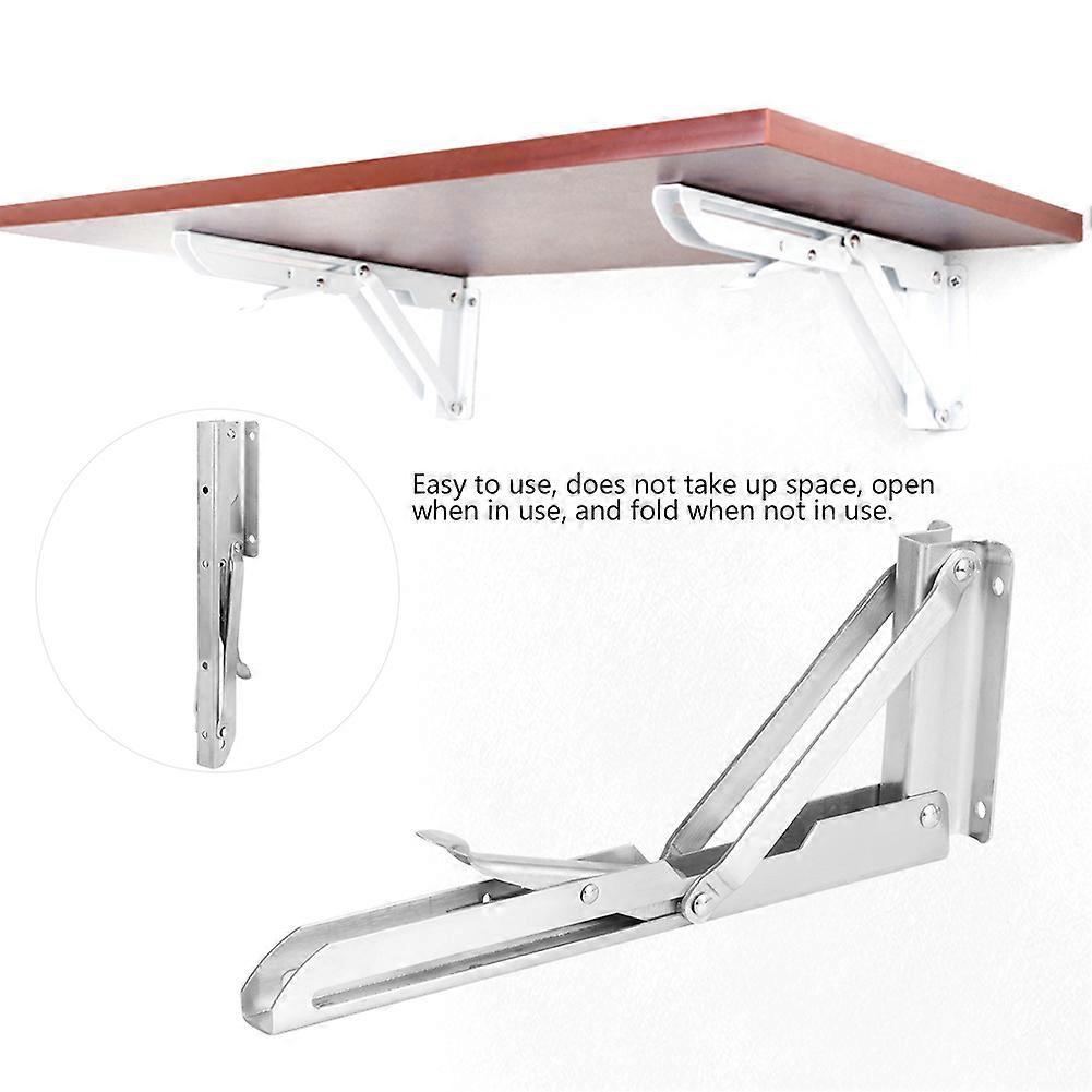 Stainless Steel K Type 25.5cm Triangular Folding Storage Bracket