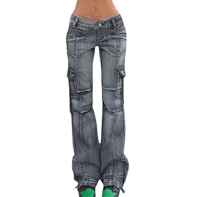 Y2k Pants Grunge Grey Pants Cargo Vintage