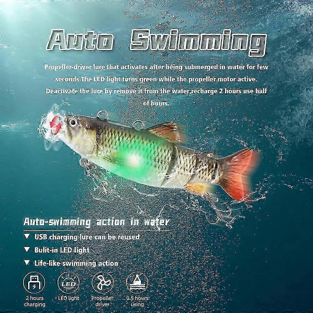 Poisson électrique Luretron, leurre micro-articulé Luretron Fish