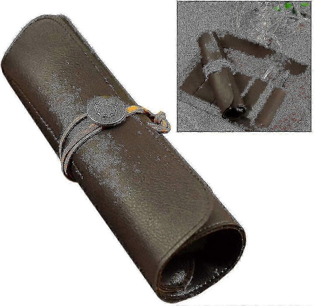 Bolsa De Cuchillos Hecha De Cuero Pu, Impermeable Storage_Dec