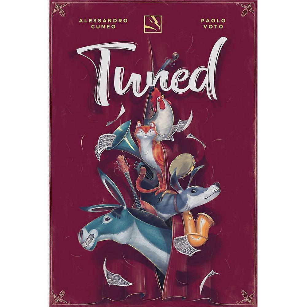 Tuned Board Game Animal Stacking Tic-Tac-Toe Style Strategy Game forAges 14+