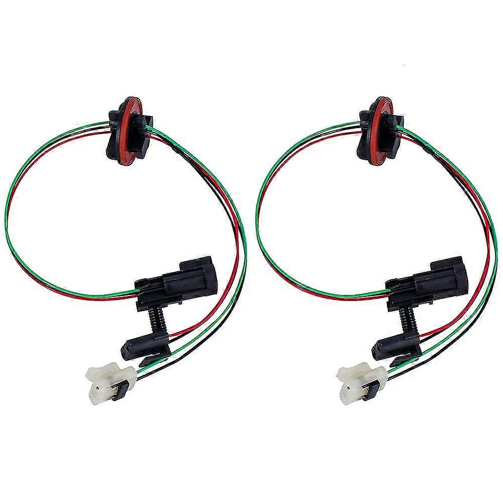 2Pcs Headlight Lamp Wiring Harness for 09-17 Ram 1500 2500 3500 4500 5500 Quad Halogen 68193062AA