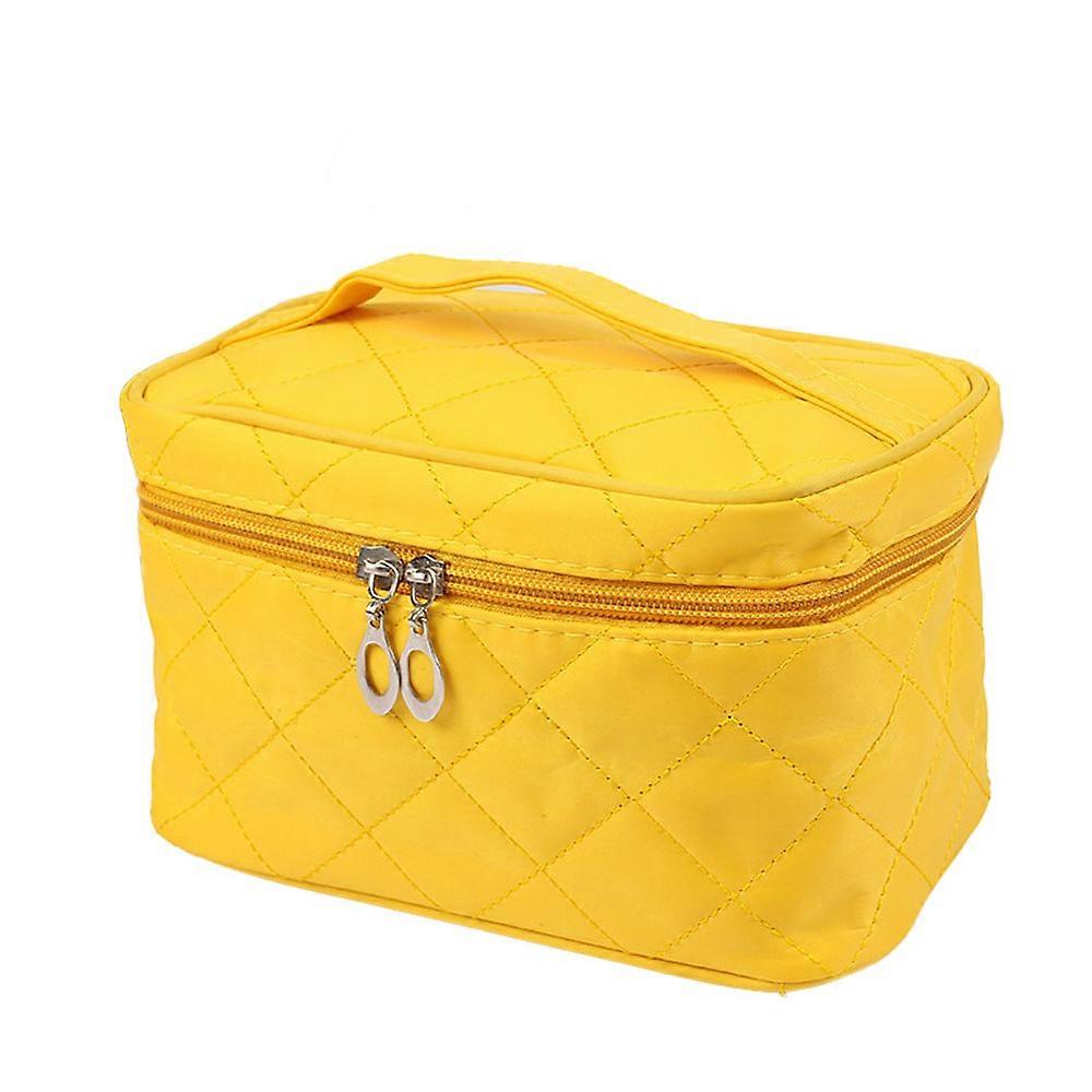 PU vierkante geruite effen make-uptas multi-color modehandtas met grote capaciteit