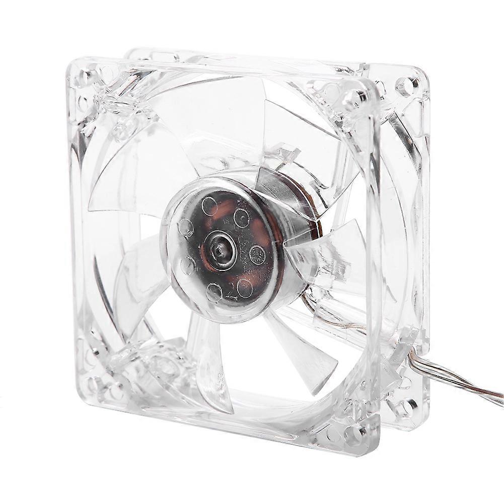 8cm USB Colorful Light Transparent Cooling Fan 5V CPU Cooling Fan For PC Computer
