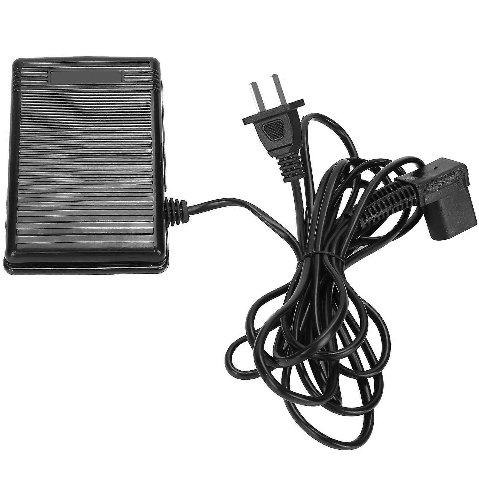 Naaimachine Voetpedaal Multifunctionele Controller 3 Pin Plug met 2m/6.6ft Snoerlengte (US Plug 110V)