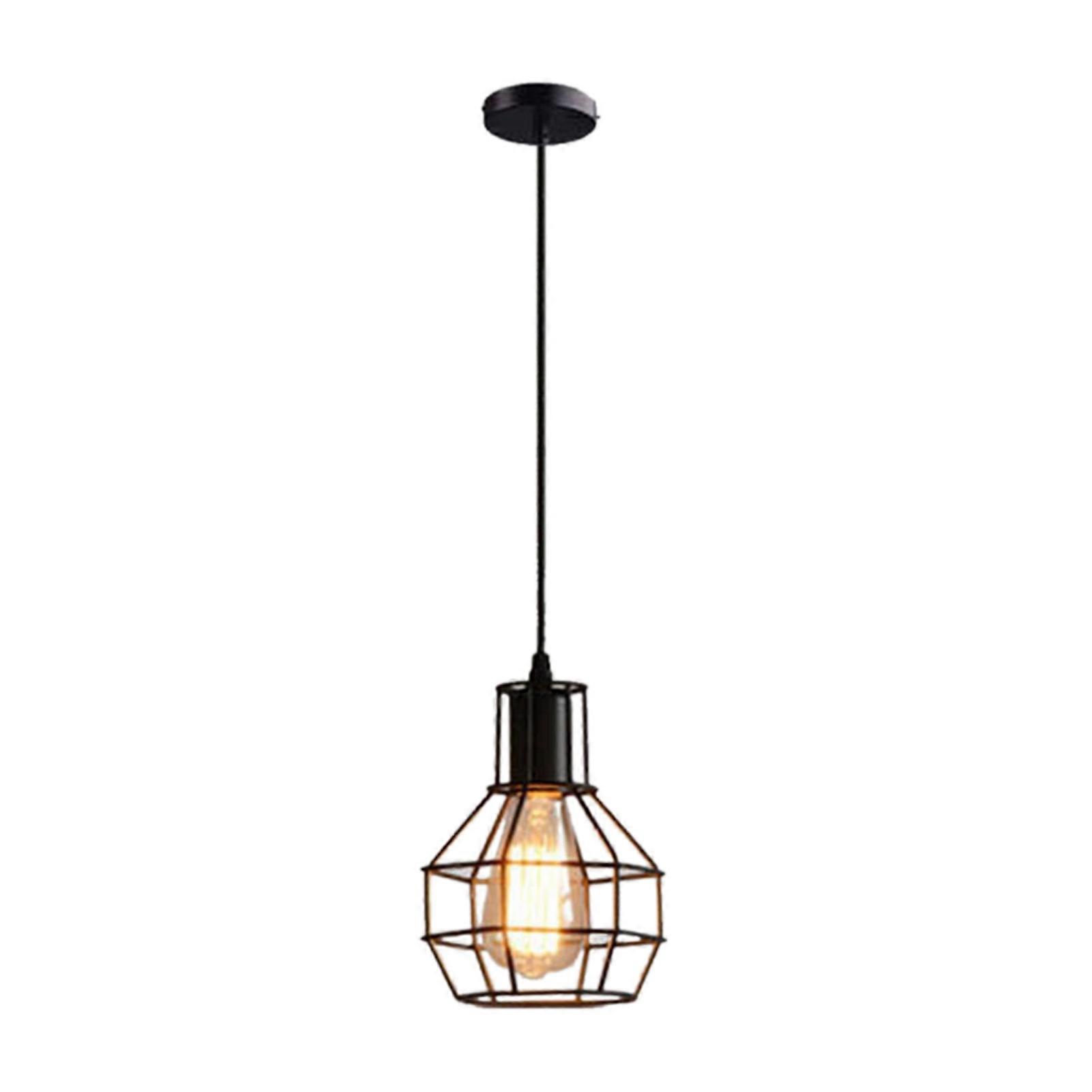 Lustre Industrial Iluminação Industrial Estilo Retrô Retro Lâmpada Suspensa com Fios Ajustáveis para Cafeteria