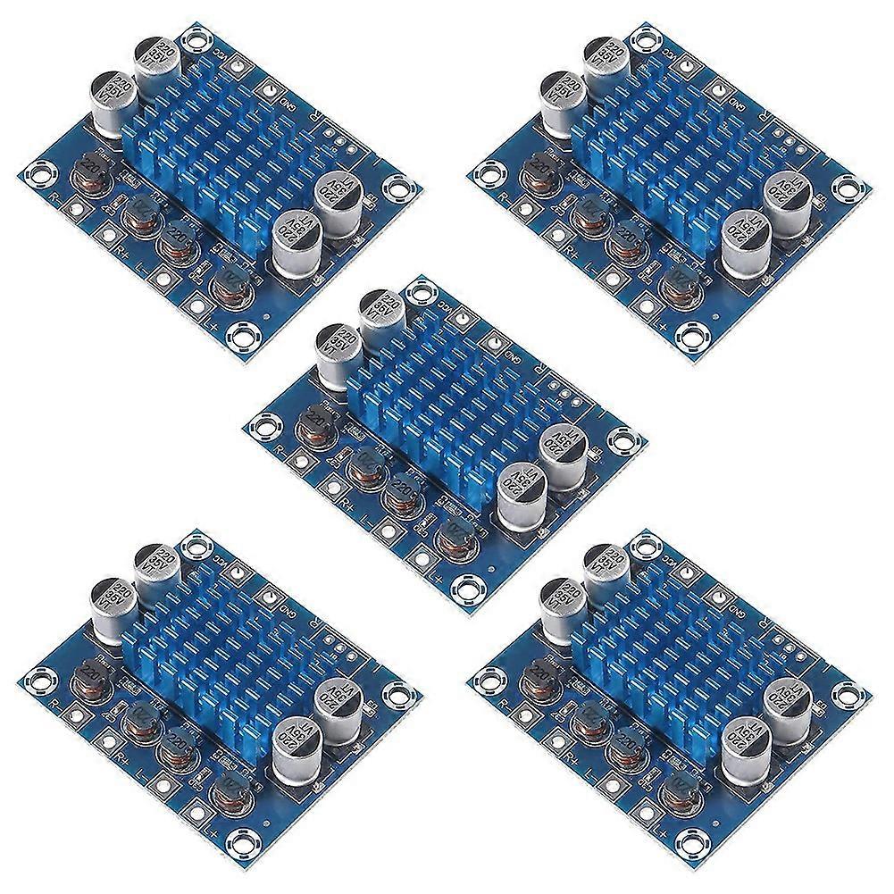 5Pcs TPA3110 XH-A232 30W+30W 2.0 Channel Digital Stereo Audio Power Amplifier Board DC 8-26V 3A