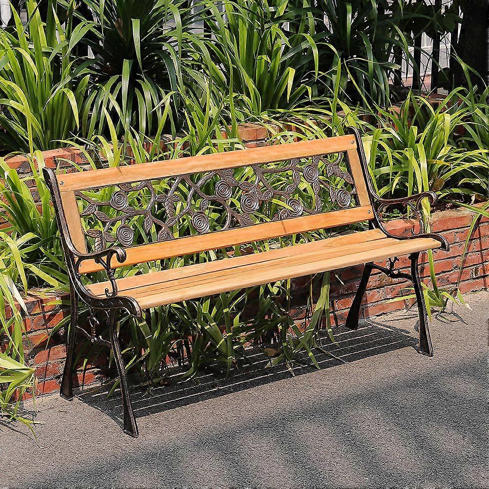 Flower Style Design 3 Seater Garden Bench