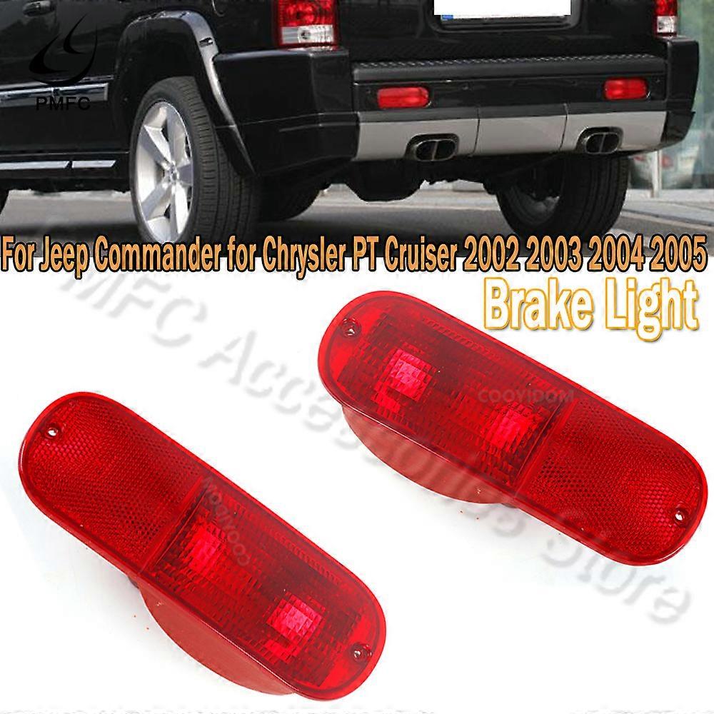 for Chrysler PT Cruiser 2002 2003 2004 2005 Auto Rear Bumper Reflector Light Fog Lamp For Jeep Commander