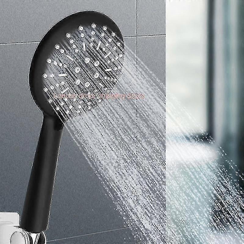 Zk- 3 Function Luxury Black Shower Head