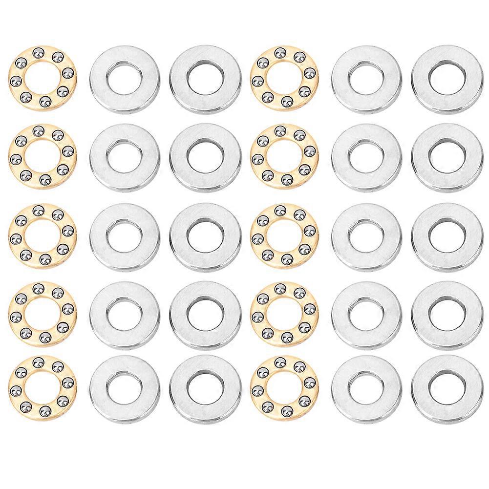 10 قطع محمل كروي مصغر عالي الدقة مجموعة محامل فولاذية مسطحة (F2.5-6M 2.5x6x3mm)