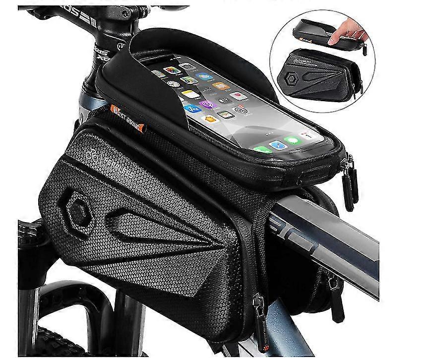 Bicycle Frame Bag, Bike AccessoriesBlack