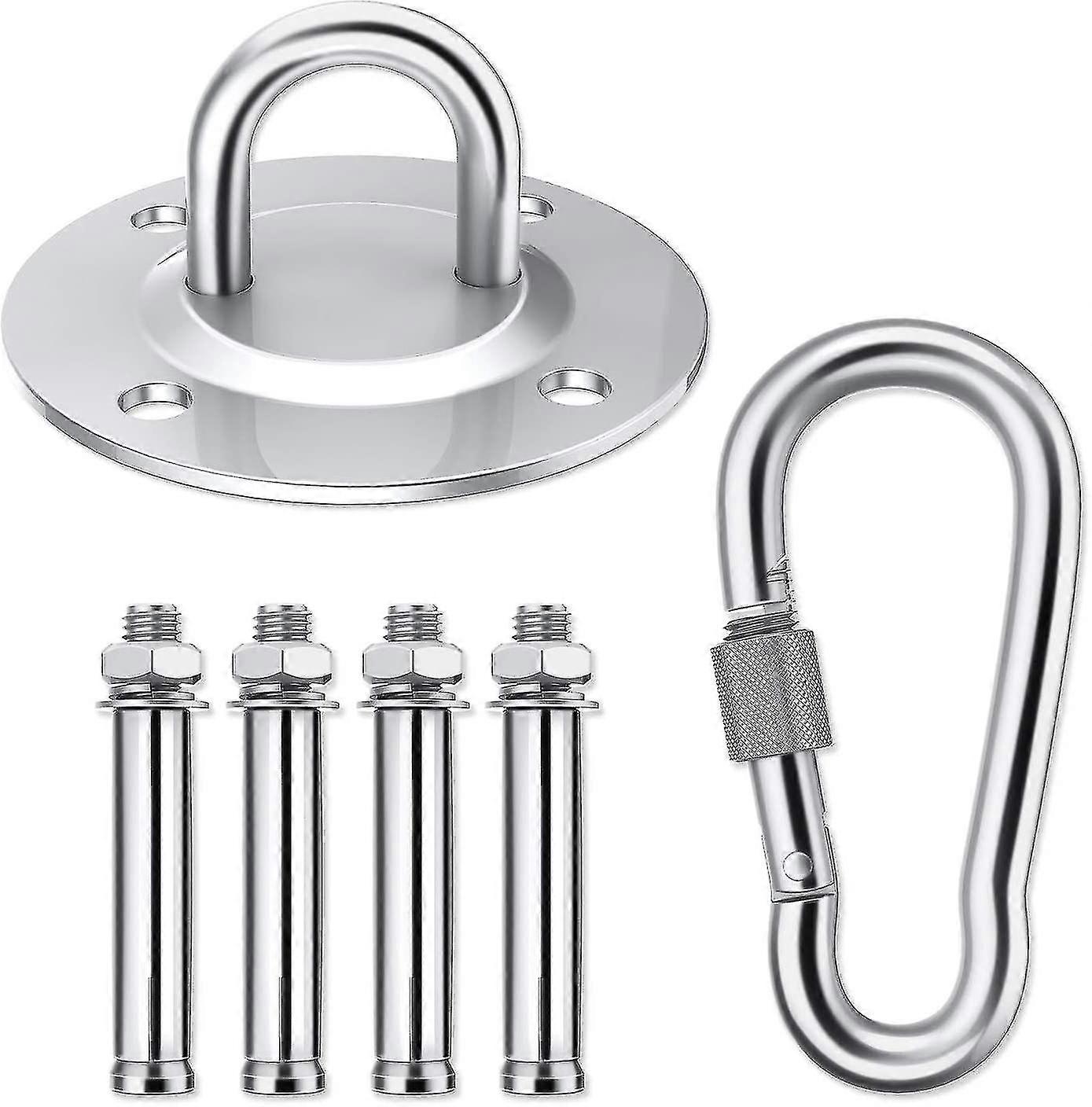 Ceiling Hook Hanging Chair Premium Stainless Steel Bracket Up To 400kg For Hanging Chair Hammock Punching Bag Sling Trainer Yoga Cloth Awning Nest Swi