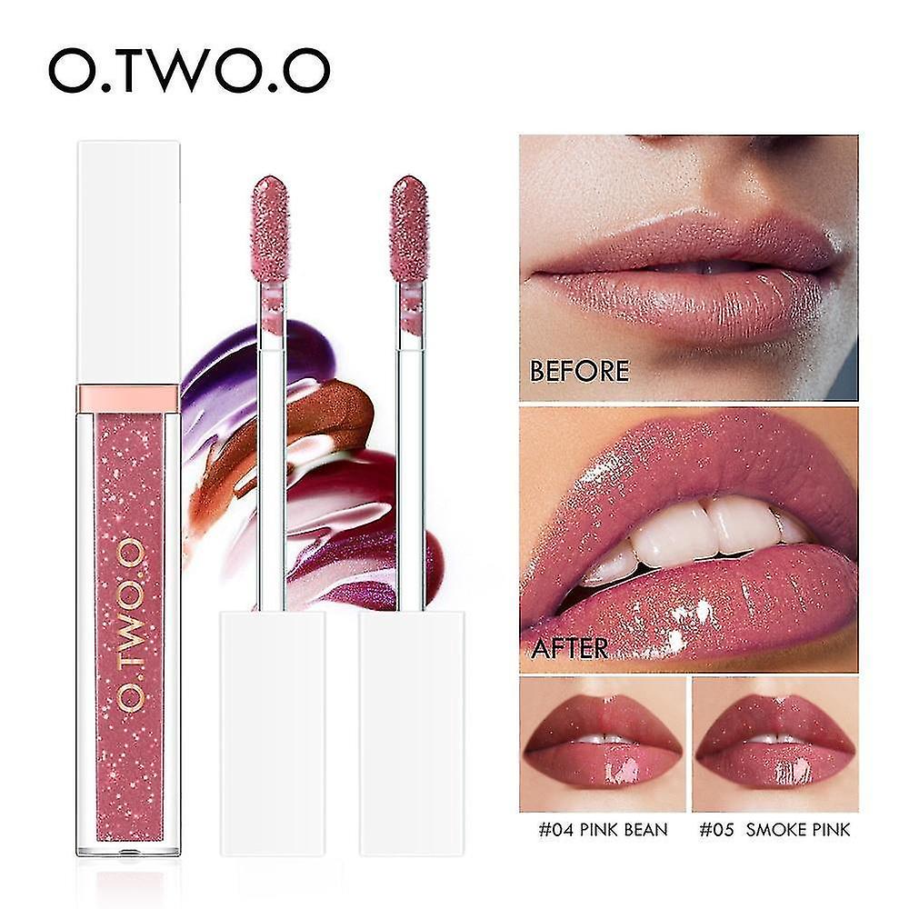 Muzxr- Lip Gloss Mirror Glass Lip Gloss Moisturizing Light Gel No Sticky Shimmer Lipstick Liquid Hzp