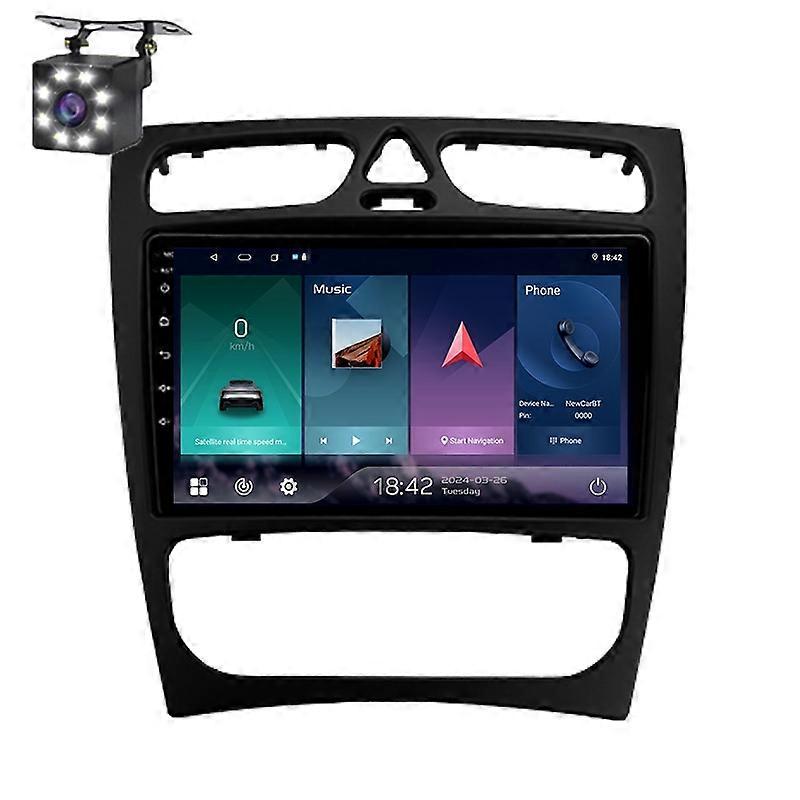 Car Radio Android For Mercedes Benz C Class S203 CL203 2000-2004 Auto Multimedia Stereo GPS