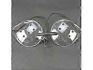 Masque pour les yeux transparent poreux, cache-yeux en plastique à 9 trous, protection oculaire poreuse respirante et confortable avec corde télescopique pour la récupération postopératoire