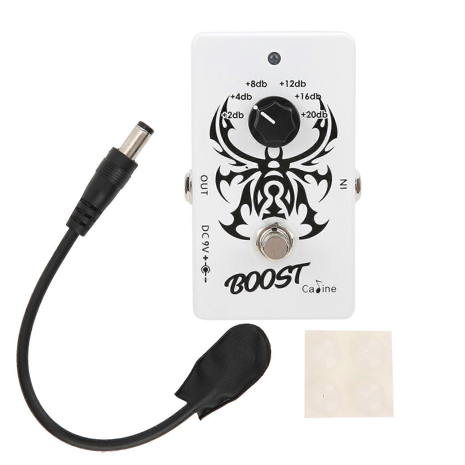 Guitar Effect Pedal Boost True Bypass Adjustable Portable Instrument Accessory DC 9V