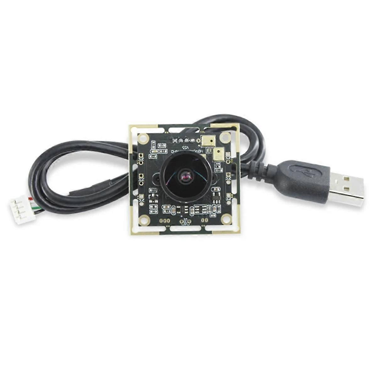 USB 1080P OV2710 Videokamera-Modul 2MP 130-Grad-Weitwinkelobjektiv Manueller Fokus Eingebautes Mikrofon