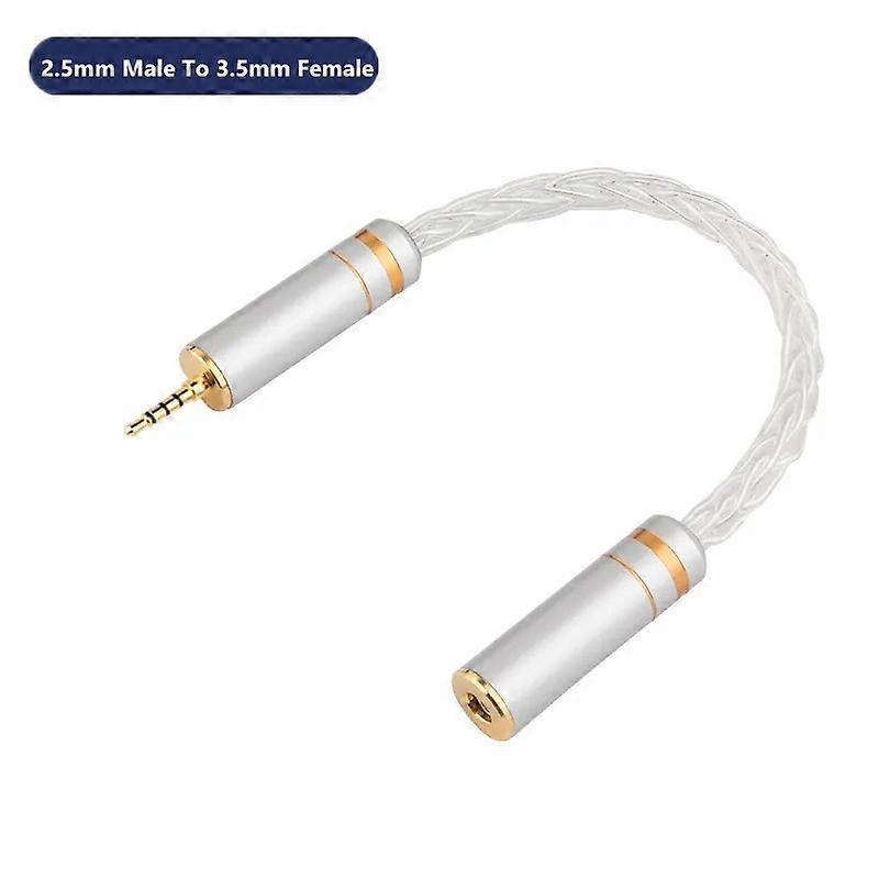 Redkid Adaptateur convertisseur pour casque HiFi mâle/femelle 25 mm/35 mm/44 mm câble auxiliaire 8 b