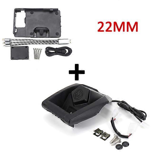 حامل منفذ شحن USB للدراجات النارية XMAX جبل حامل ملاحة هاتف GPS ل Yamaha NMAX XMAX125 NMAX155 XMAX300 X-MAX 400