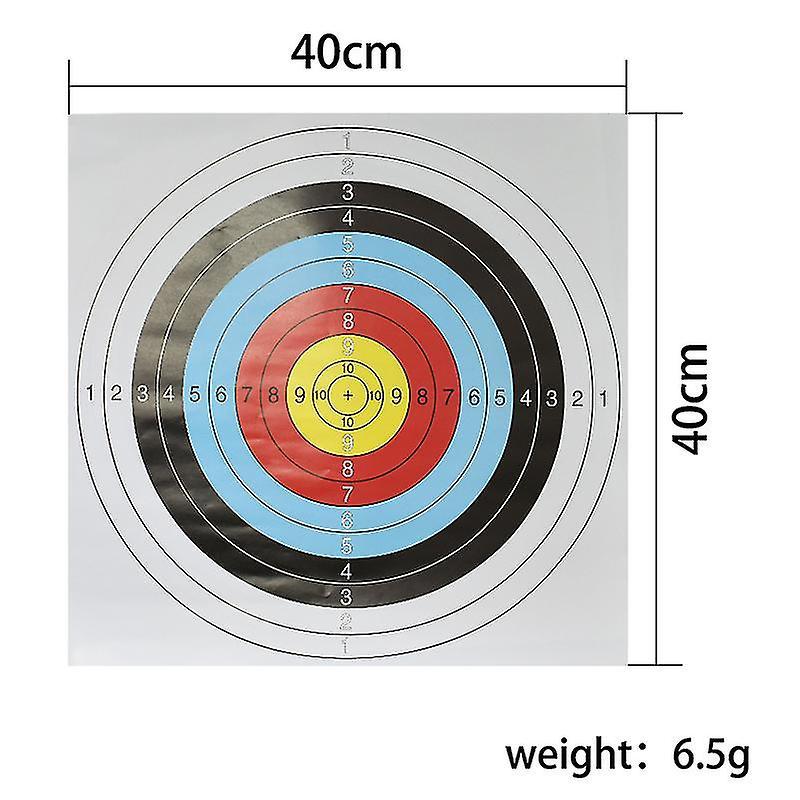 20 Pieces Of Professional Archery Ring Number Target Paper Shooting Accessories