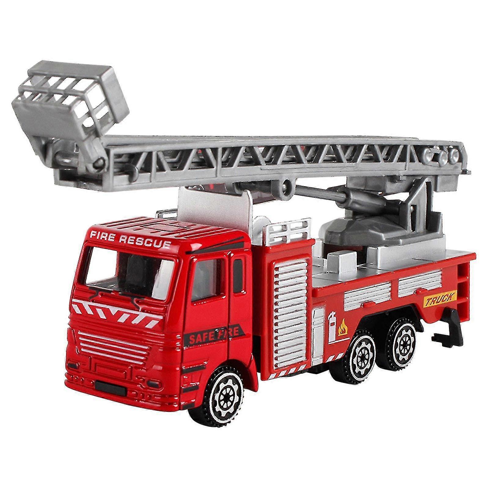 Emergency Realistic Fire Engine Toys Mini Simulation Alloy Children's Model Toy