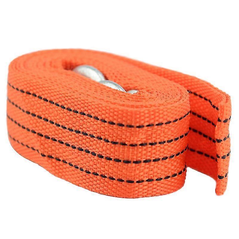 Yaju Car Sign Short Vehicletow Cable ,4 Meter Load 3 Ton Car Trailer Towing Rope Strap Tow Cable With Hooks Emergency Vehicle Tool(1pcs,orange